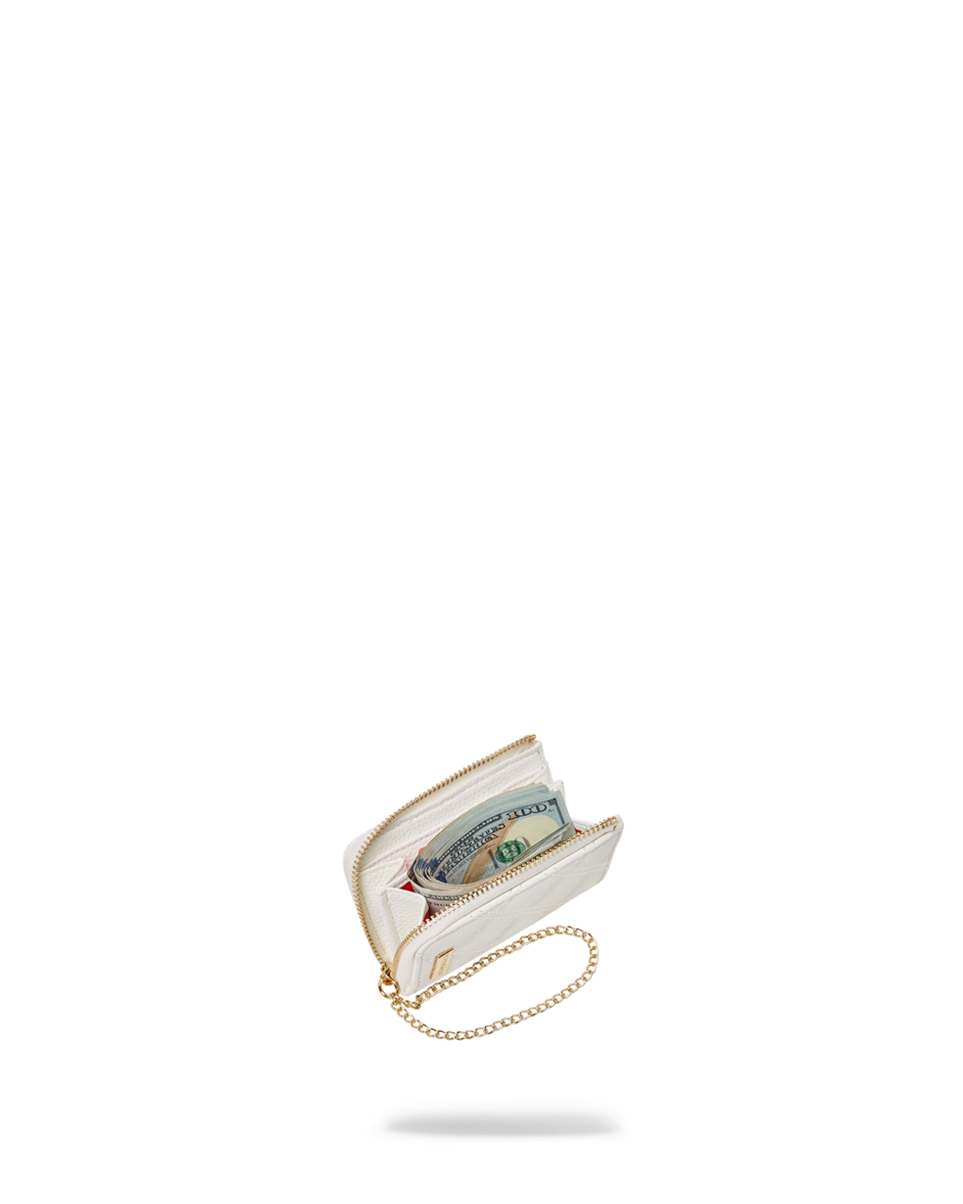 RIVIERA LE BLANC GOLD CHAIN SHARK WALLET